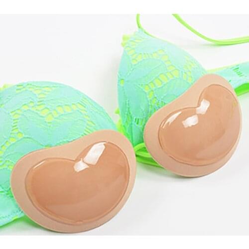 Womens Breast Push Up Pads Swimsuit Accessories Silicone Bra Inserts Pad Pasties Nipple Cover Sponge Bra Lingerie Stickers