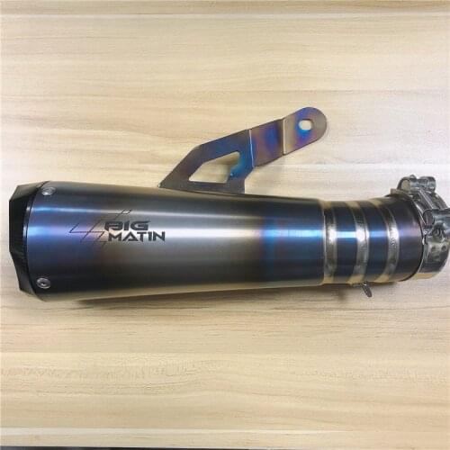 Custom logo Slip On For BMW S1000RR 2019 2020 Motorcycle Exhaust Escape Modified Titanium Alloy Muffler Carbon Fiber DB Killer