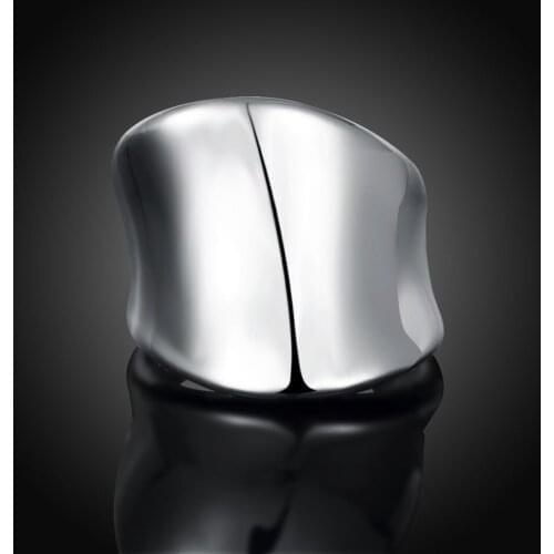 Free shipping fashion round ring thumb ring simple sterling silver jewelry fashion jewelry womens jewelry ring