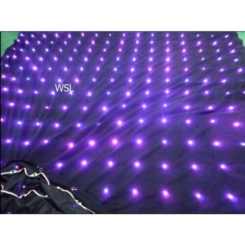 3*8M P18 Stage LED Video Curtain Screen DJ Backdrop DMX Controller Backdrop