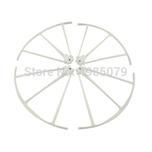 4PCS/Set Propeller Protecting Frame for SYMA X5UC X5UW Protective Frame Guard RC Drone Quadcopter Replacement Part White