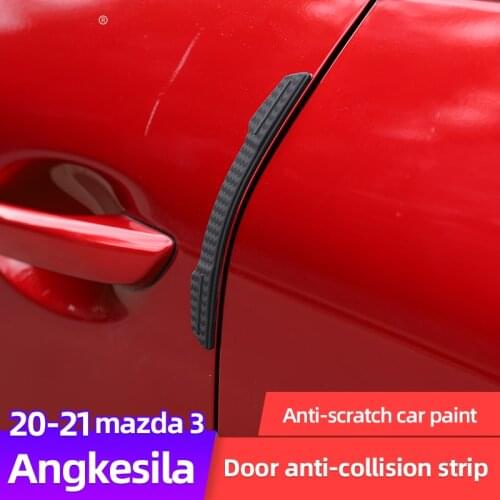 4Pcs Car Door Edge Scratch Anti-collision Protector Guard Strip for Skoda Mazda 3