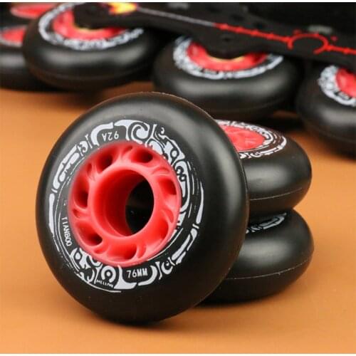 92A Inline Skates Wheels Slalom Braking Roller Skate Wheels For Street Sliding Free Skating Patines Shoes Wheel For SEBA Tires