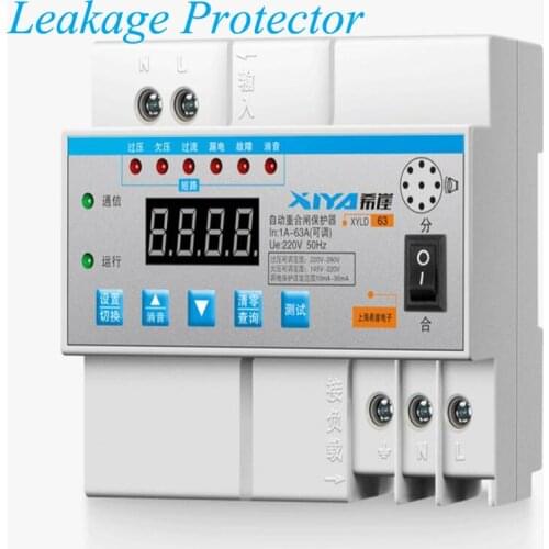 Automatic Reclosing Leakage Protector Automatic Reclosing Limit Current Lightning Protection Switch Photovoltaic Breaker XYLD63
