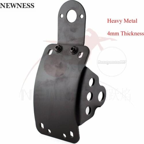 Motorcycle19mm 3/4" Axle Side Mount License Number Plate Holder Bracket For Softail Custom For Harley Cruiser Chopper Cafe Racer
