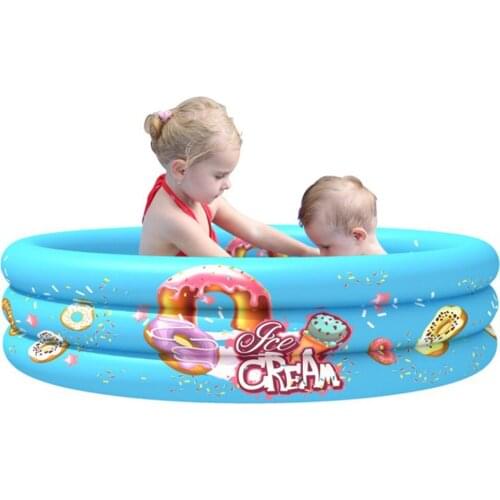 1 pcs Baby Inflatable Round Swimming Pool For 0-3 Years Old PVC Kids 3-Layers Children
