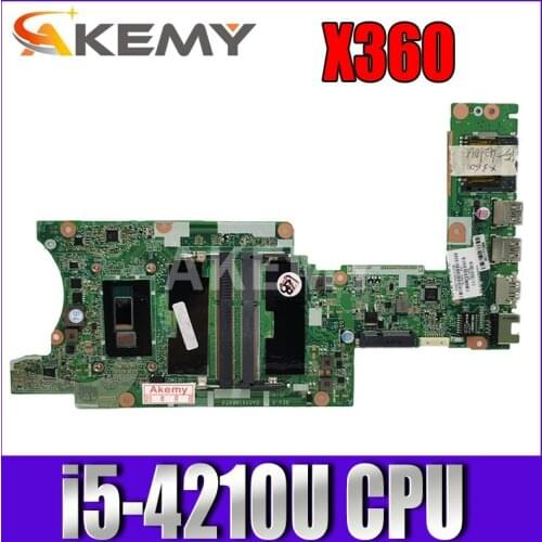 Akemy For HP Pavilion X360 13-A laptop motherboard 767820-501 767820-001 767820-601 i5-4210 DA0Y61MB6E0 mainboard working