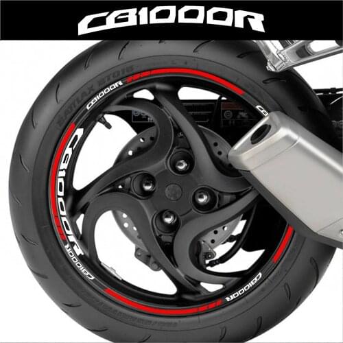 Motorcycle Wheel Decal Stickers Stripes Reflective Waterproof Tire Stickers Kit For BMW CB1000R CB1000 R cb1000r