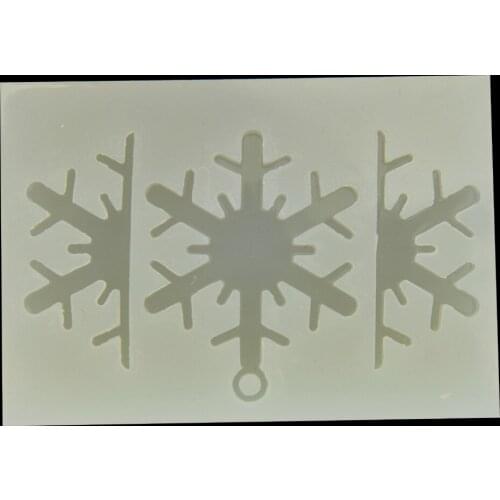 New DIY Handmade snowflake Mold Epoxy Silicone Mould Epoxy Resin Jewelry Making Craft Tools