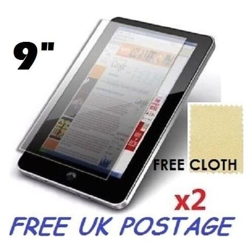New Universal Tempered Glass Screen Protector Film For Tablet 7" 8" 9" 10.1" DOM668
