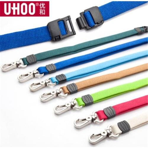 Work card lanyard metal buckle clasp badge hanging buckle thick cotton rope sling card set 6784