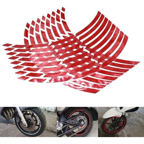 Universal motorcycle car tire tire sticker reflective rim tape for kawasaki suzuki honda yamaha KTM Ducati BMW Aprilia Triumph