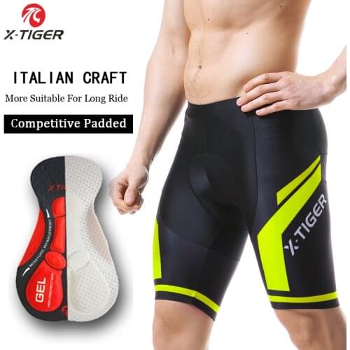 X-Tiger Top Quality Cycling Shorts MTB Bike Shorts Mountain Bicycle Tights Mtb Ropa Ciclismo Cycling Shorts For Man Womens