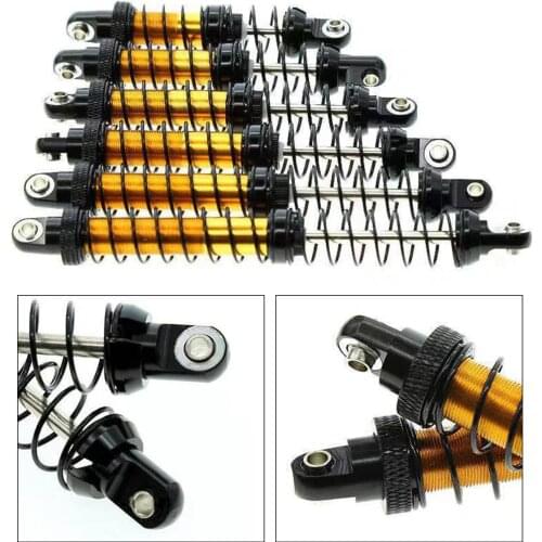 2x Metal Rc Car Shock Absorber For Trx4 Scx10 1/10 Rc Car Crawler Shocks Kit Parts Accessories 1/10 80mm 90mm 100mm 110mm