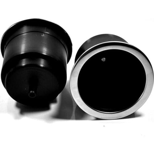 2xPLASTIC CUP HOLDER W/ STAINLESS STEEL TRIM MARINE BOAT RV CAMPER