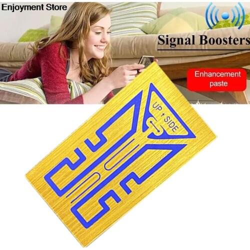 NEW 2pcs Cellphone Phone Signal Enhancement Signal Antenna Booster Stickers Energy Stickers