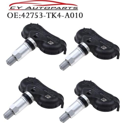4PCS New TPMS Sensor Tire Pressure Monitor Systems For Honda Acura CR-Z CSX 42753-TK4-A010 42753TK4A010 42753-TK4-A010-M1 315MHZ