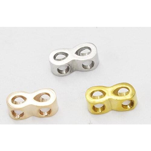 5pcs/lot Stainless Steel 8 Design Fine Charm Loose Beads 8mm Jewelry Steel Spacer Beads Women Men Handmade Bracelets DIY Charms