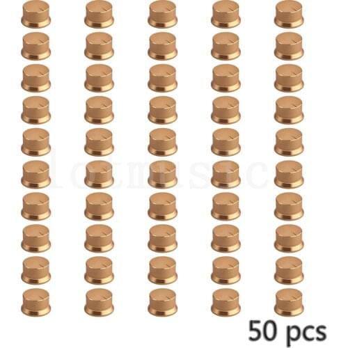 50pcs 30X18mm Gold Aluminum KNOBS FOR JRC RECEIVER AMPS