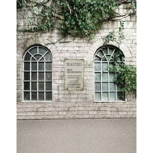 5x7ft House Green Leaves Photography Backdrops Photo Props Studio Background