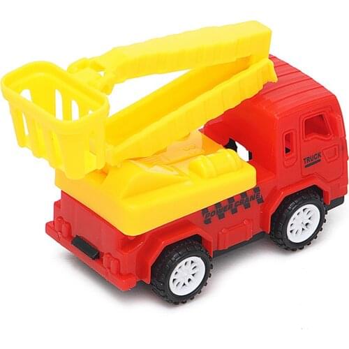 6pcs Construction Vehicles Set Assorted Pull Back Engineering Truck Cars Toy