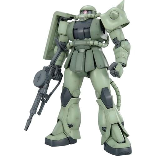 Anime Mobile Suit Model 1/100 MG Gundan Zaku II Type MS-06J Christmas Gift Assemble Action Figure Hot Kids Toy Robot Figurine