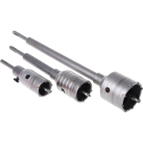 Drop#Wholesale 110/200/320mm Round Rod SDS Plus Shank Cutter Concrete Cement Stone Dropshipping