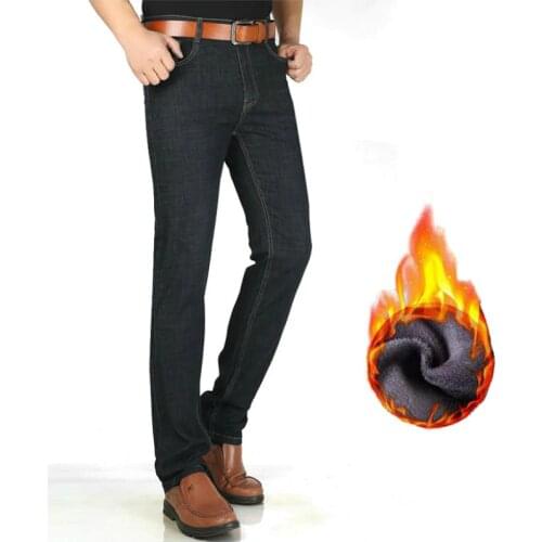 FAVOCENT Mens Winter Jeans