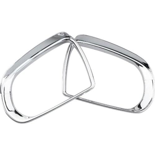 Foal Burning Car ABS Chrome Rearview Mirror Protection Cover Rain Visor Stickers for Jeep New Compass Renegade Accessories