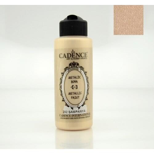 Cadence Metallic Paint 202-Şampanya 120ml