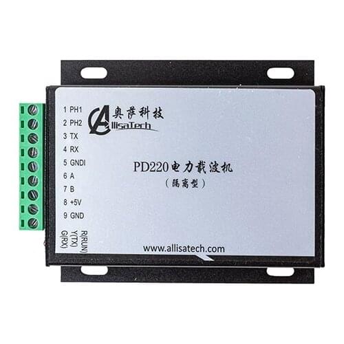 Power Carrier Module Industrial-grade Power Carrier Isolation RS232/485 Built-in AC/DC PLC Communication