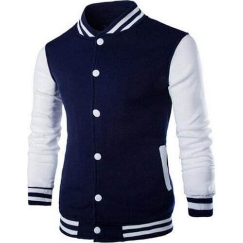 Men clothing Mens jacket Womens autumn Boy Baseball Jacket Men Fashion Design Wine Red Mens Slim Fit College Varsity fashion