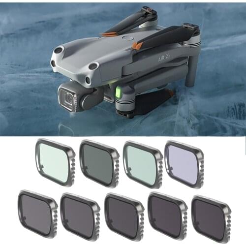 Drone Accessories For DJI Mavic Air 2S Lens Filter Set UV/CPL/ND/PL4/8/15/32/64 Neutral Density Polar For Mavic Air 2S Kit