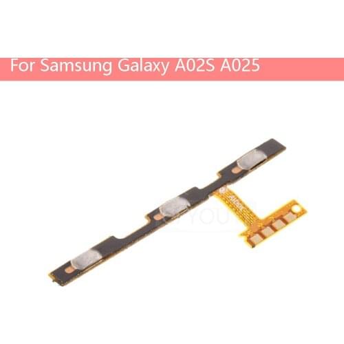 Original Power On/Off and Volume Buttons Flex Cable Replacement Part For Samsung Galaxy A02S A025