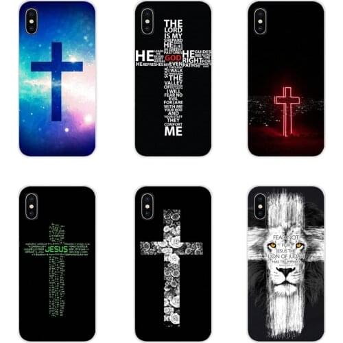 For Samsung A10 A30 A40 A50 A60 A70 M30 Galaxy Note 2 3 4 5 8 9 10 PLUS Bible Jesus Christ Christian Transparent Soft Shell Case