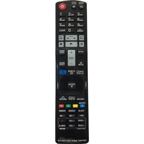 New remote control AKB73275501 suitable for LG BLU-RAY DISC HOME THEATER AUDIO