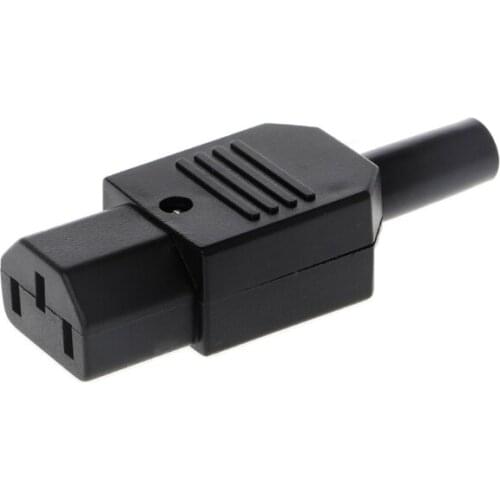 IEC 320 C13 Female Plug Rewirable Power Connector 3 Pin Socket 10A /250V