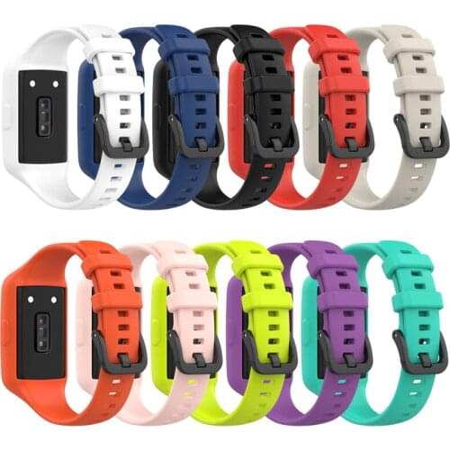 2 in 1 TPU Silicone Strap for Huawei Band 6 Wristband for Honor Band 6 HUAWEI Watch Integral Band with Case