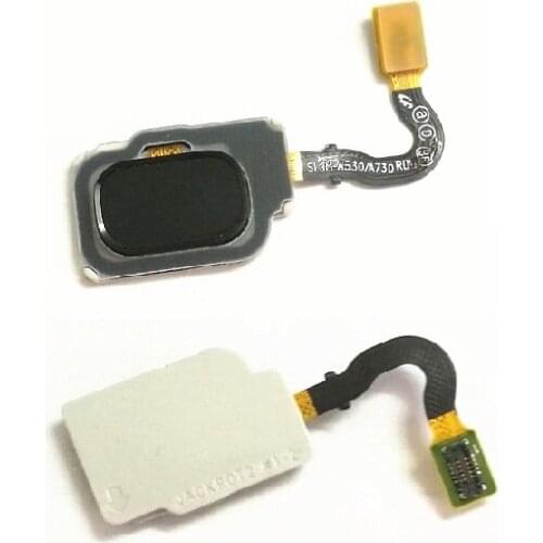 Touch ID Fingerprint Sensor scanner Home Return Key Menu Button Flex Cable for Samsung Galaxy A8 2018/A8+ A530F A730F