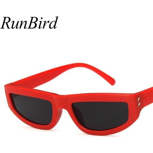 RunBird HOT Brand Designer Square Sunglasses Women Retro Vintage Driving Sun Glasses For Men Male Sunglass Shades UV400 5360R