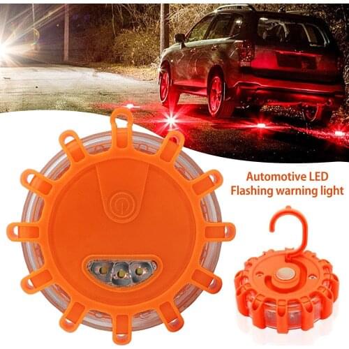 LED Magnetic Emergency Roadside Safety Light IP44 Road Flares Rescue Light Strobe Warning Light Flashlights Car Beacon Lamps