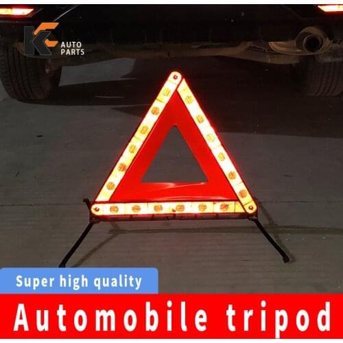 Tripod warning sign Foldable Car Vehicle Emergency Breakdown Warning Sign Triangle Stop Sign Reflective Road Safety