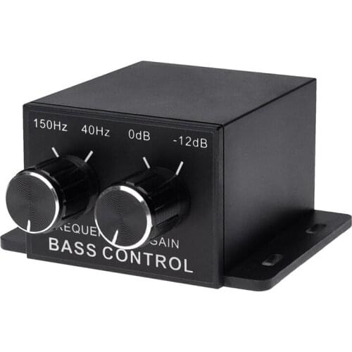 Universal Car Audio Amplifier Bass RCA Level Remote Volume Control Knob,It is Suitable for Most of the Cars