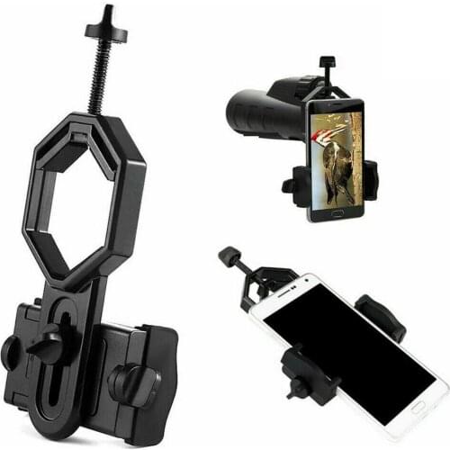 1 Universal Camera Phone Holder For Monocular Binoculars Telescope Adapter