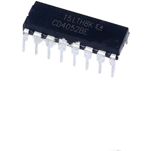 10PCS/LOT NEW CD4052BE DIP-16 Multiplexer / Signal Separator