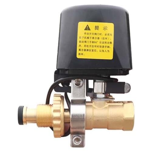 Automatic Manipulator Shut Off Valve For Alarm Shutoff Gas Water Pipeline Security Device For Kitchen & Bathroom
