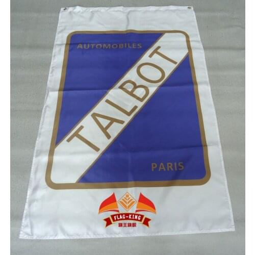Automobiles talbot racing flag,90*150CM polyester automobiles talbot car banner