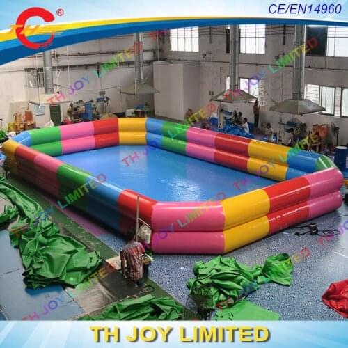 Free shipping to door! 0.6 MM PVC tarpaulin double tubes large inflatable pools inflatable swimming pool inflatable toys pool