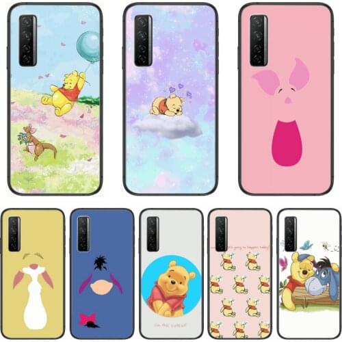 Phone Case Winnie the Pooh Tigger Piglet Donkey Eyeore Phone Case For Huawei Nova p10 lite 7 6 5 4 3 Pro i p Smart ZBlack Etui