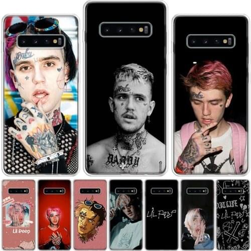 Lil Peep Lil Bo Peep black Phone Case For Samsung Galaxy Note 8 9 10 20 S21 S20 S10E S10 S9 S8 S7 Ultra J6 Plus Lite Cover